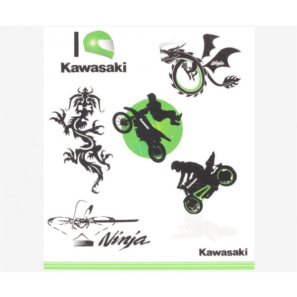 Kawasaki Kawasaki Kids Tattoo Set